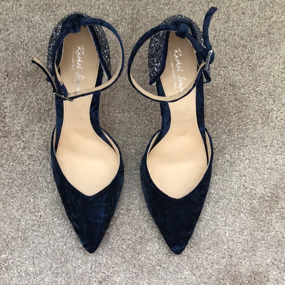 Blue sparkly heels - Picture 3 of 8